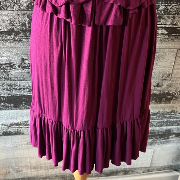 MARC By Marc Jacobs Plum Ruffle Button Dress NWOT - Picture 11 of 16
